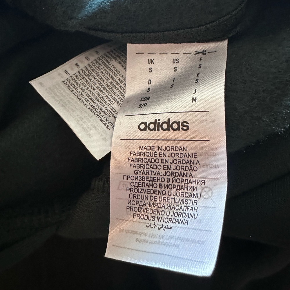 Adidas olive green hoodie NWT - Picture 3 of 3